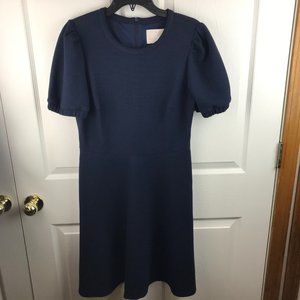 NWT Gal Meets Glam Kristen Knit Dress Blue Size 8